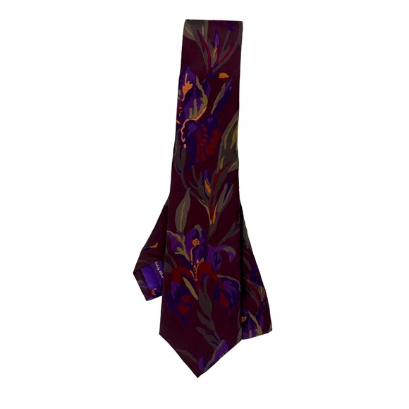 New RALPH LAUREN PURPLE LABEL Men  100% Silk  Tie Made In  Italy - Picture 3 of 5